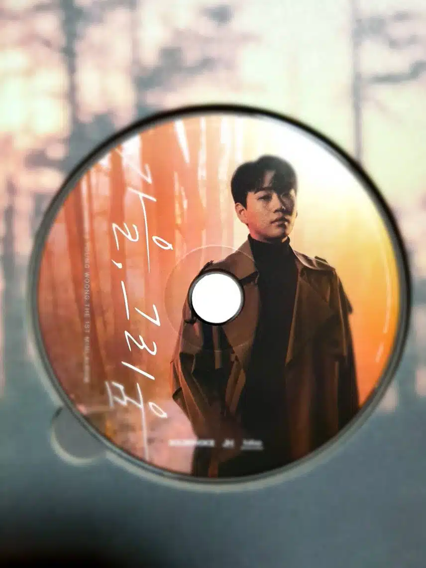 ♥황영웅의 미니앨범이 손편지와 함께 도착했어요