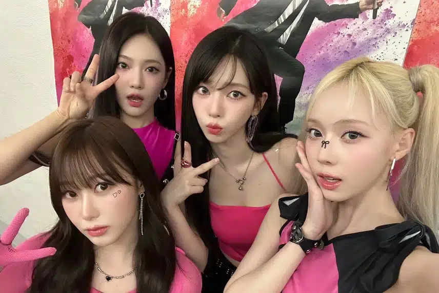 오늘자 일본 방송 에스파!