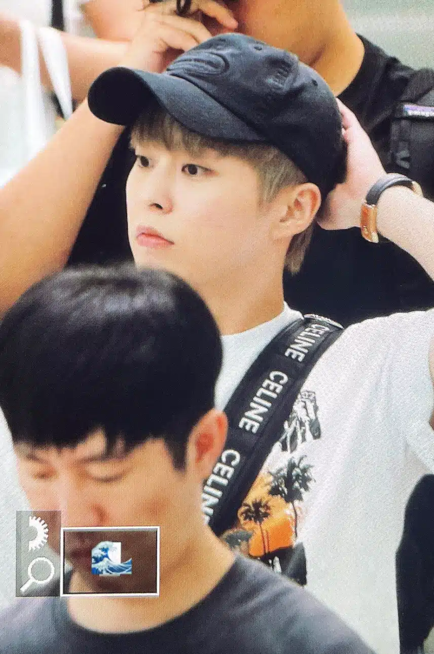 시우민 인천 출국 프리뷰 240713