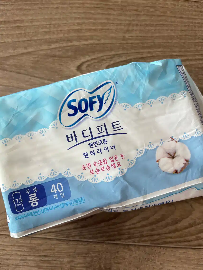 내돈내산 바디피트 팬티라이너 무향 롱 