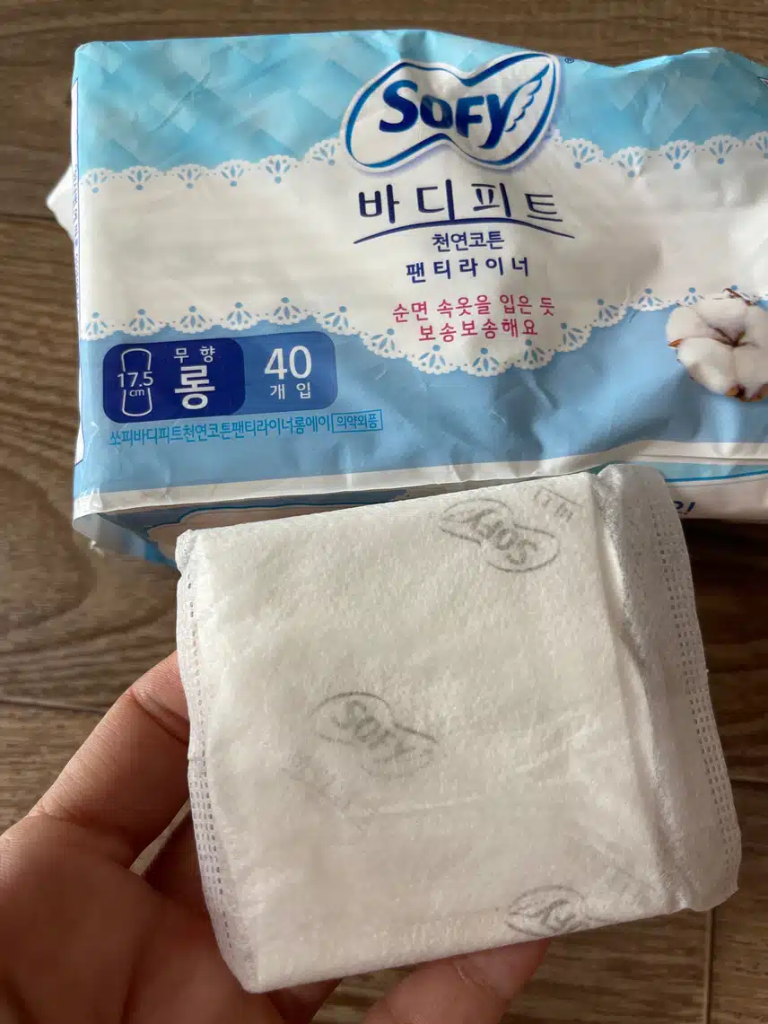 내돈내산 바디피트 팬티라이너 무향 롱 