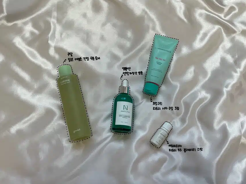민감성 수부지의 트러블 관리까지 하는 나이트 루틴🌙🛌