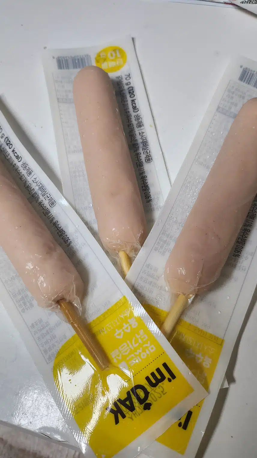 맛있는 닭가슴살 옥수수 소시지 꼬치 70g