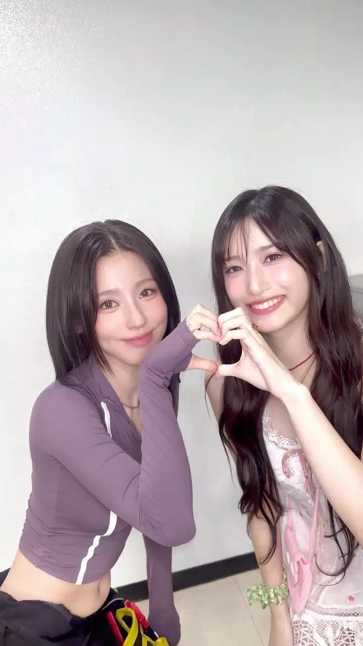 짱구챌린지 같이한 이서🤍미연