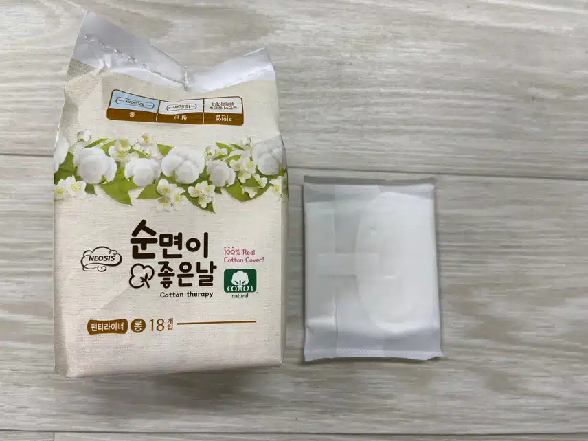 네오시스 순면이좋은날 울트라 슬림 팬티라이너 롱 제품 추천합니다!