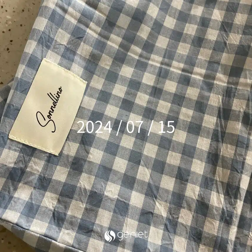 순면 자루형 베개커버 1+1