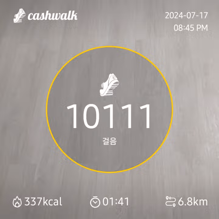 걷기인증 