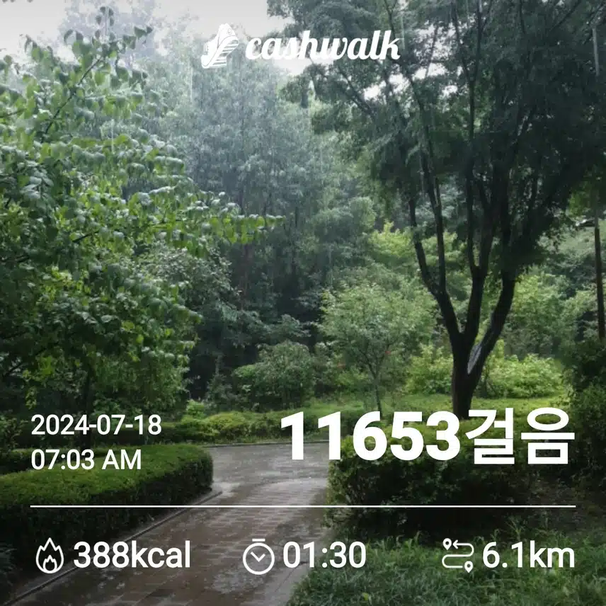 20만보 걷기 챌린지완료