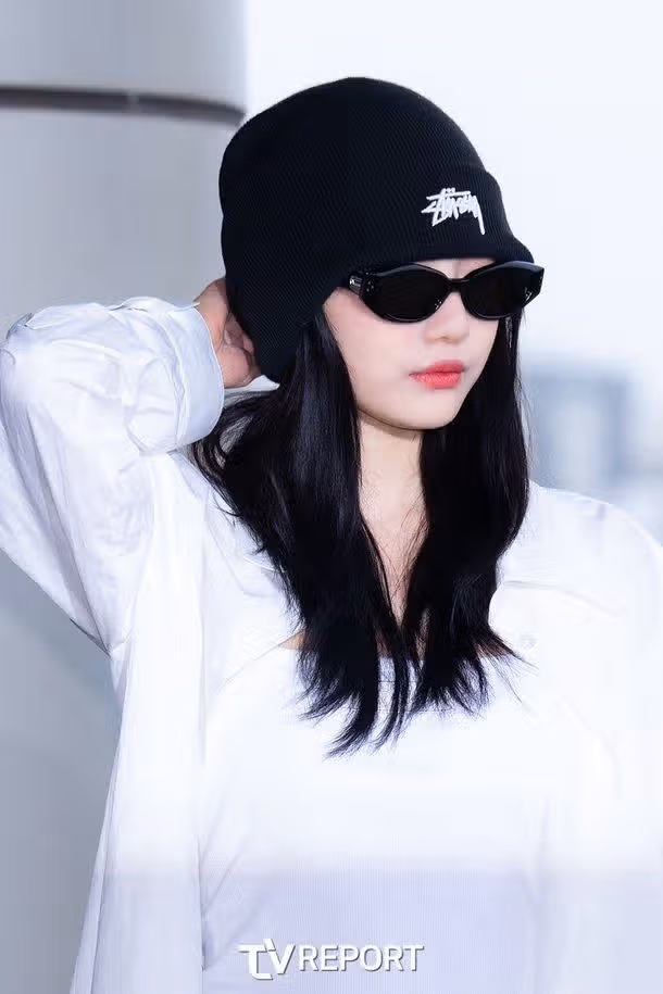 공항패션도 힙하네요