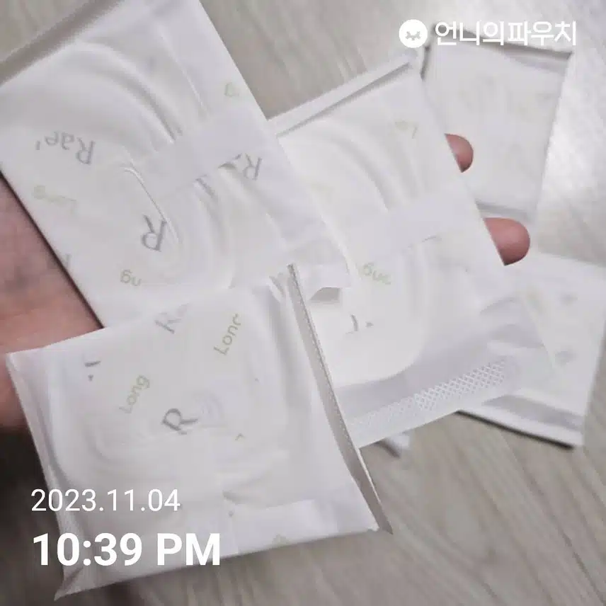 라엘 유기농 순면커버 롱 팬티 라이너