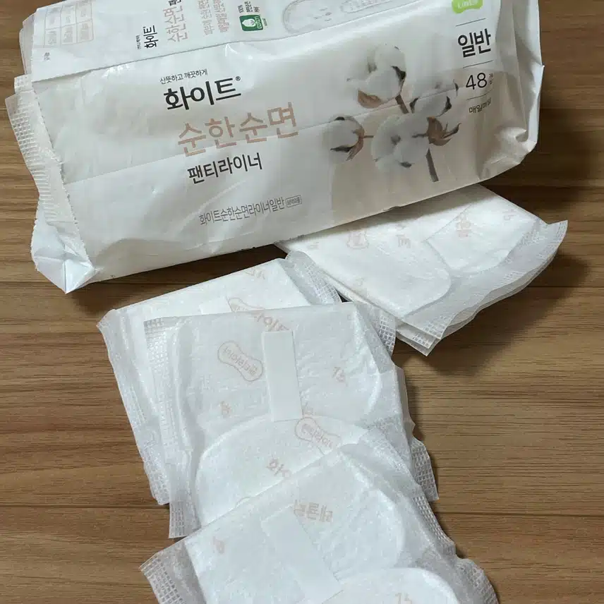 화이트 순한순면 팬티라이너 일반