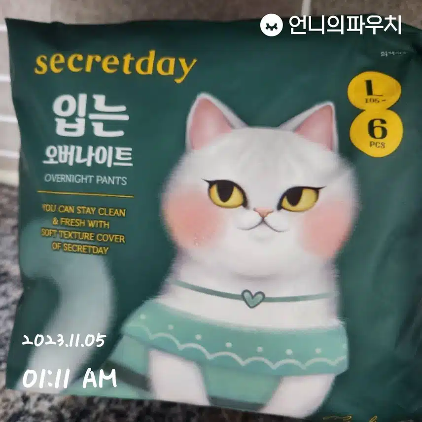 시크릿데이 입는오버나이트