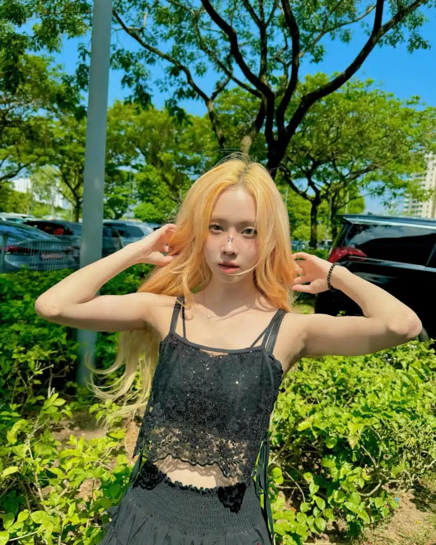 싱가포르에서 윈터 인스타 업