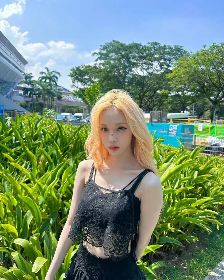 싱가포르에서 윈터 인스타 업