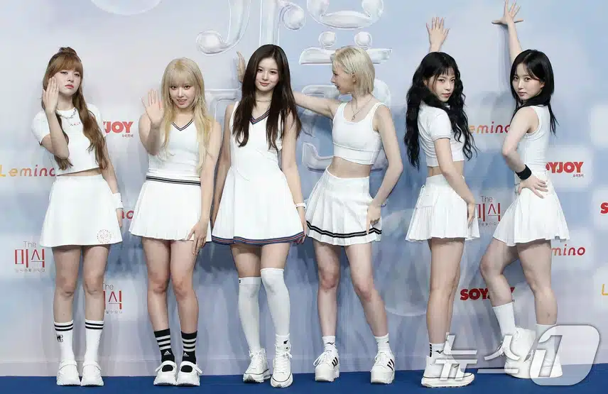 2024 가요대전 블루카펫 엔믹스 외모체크 