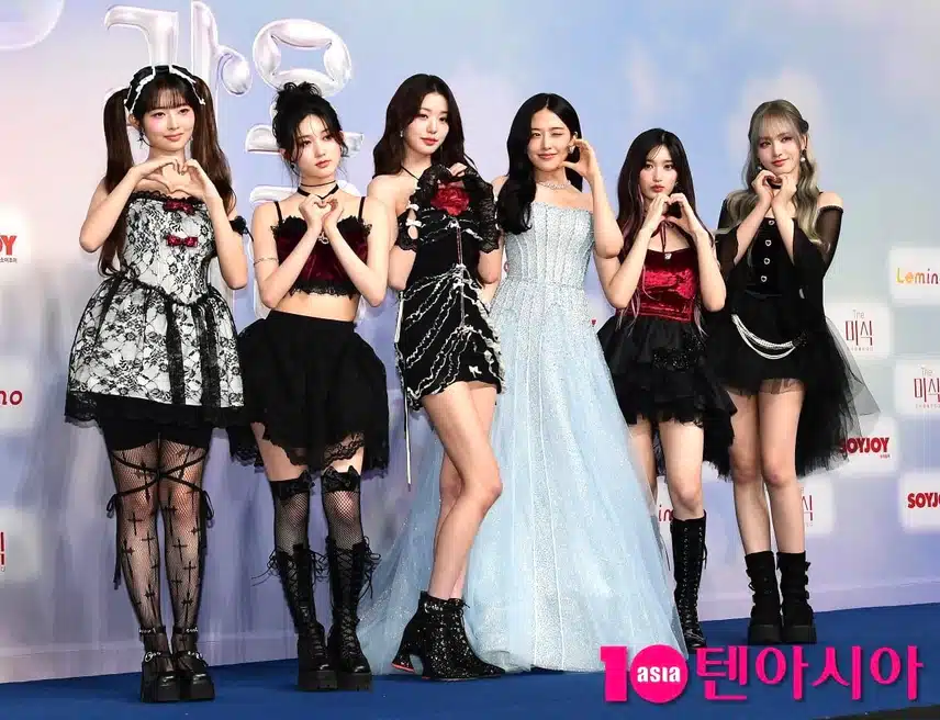 고스 느낌 아이브 가요대전 의상🖤