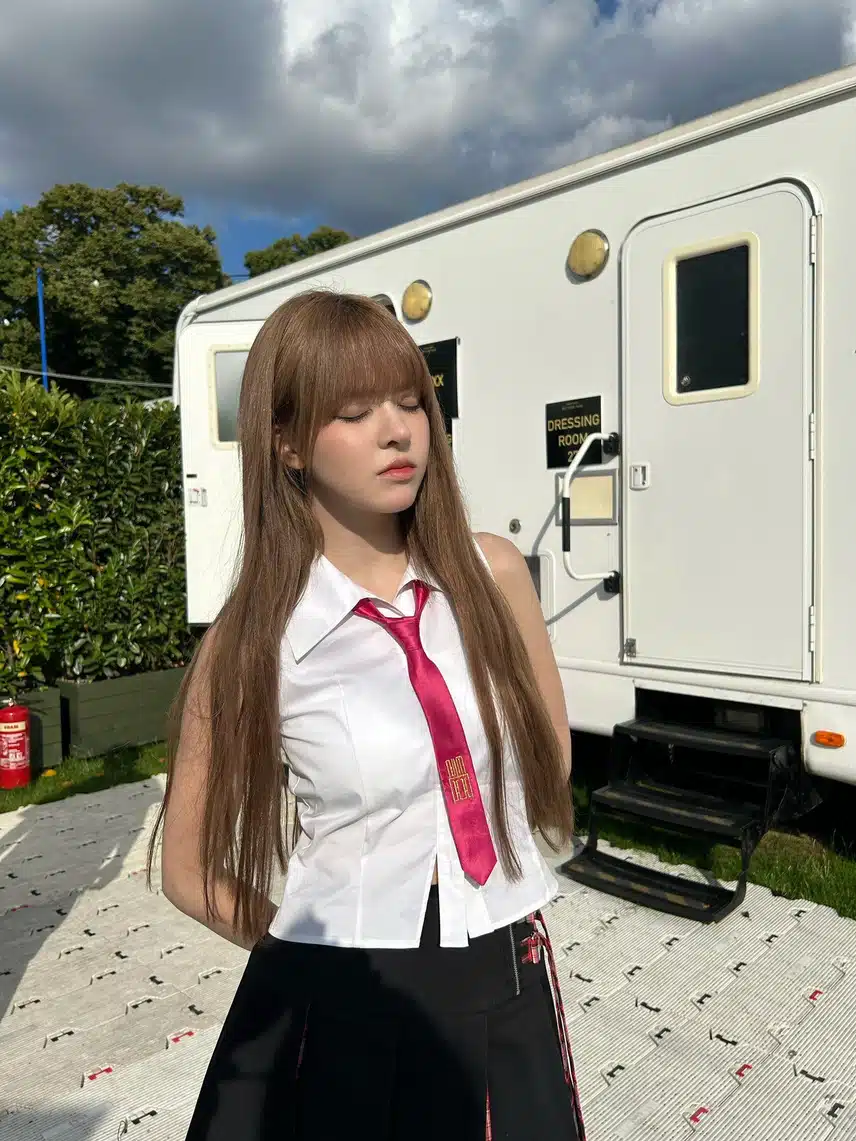 런던에서의 릴리 사진 업