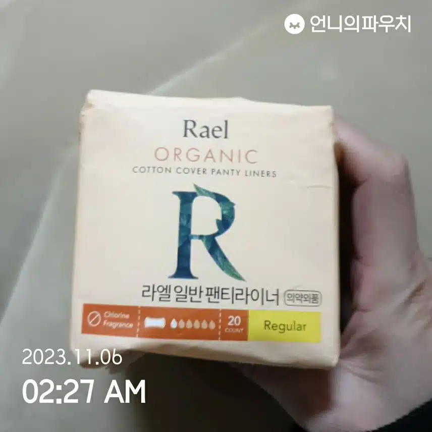 내돈내산 라엘 팬티라이너