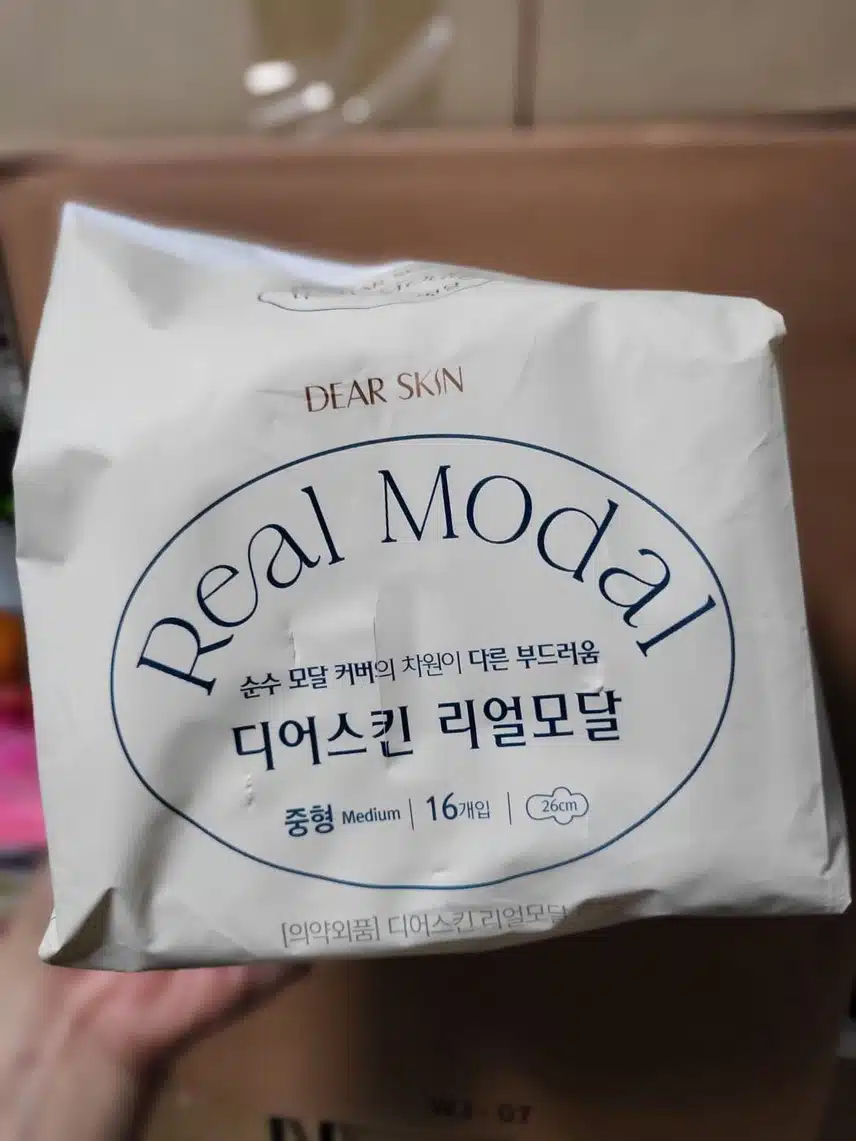 디어스킨 리얼 모달 생리대