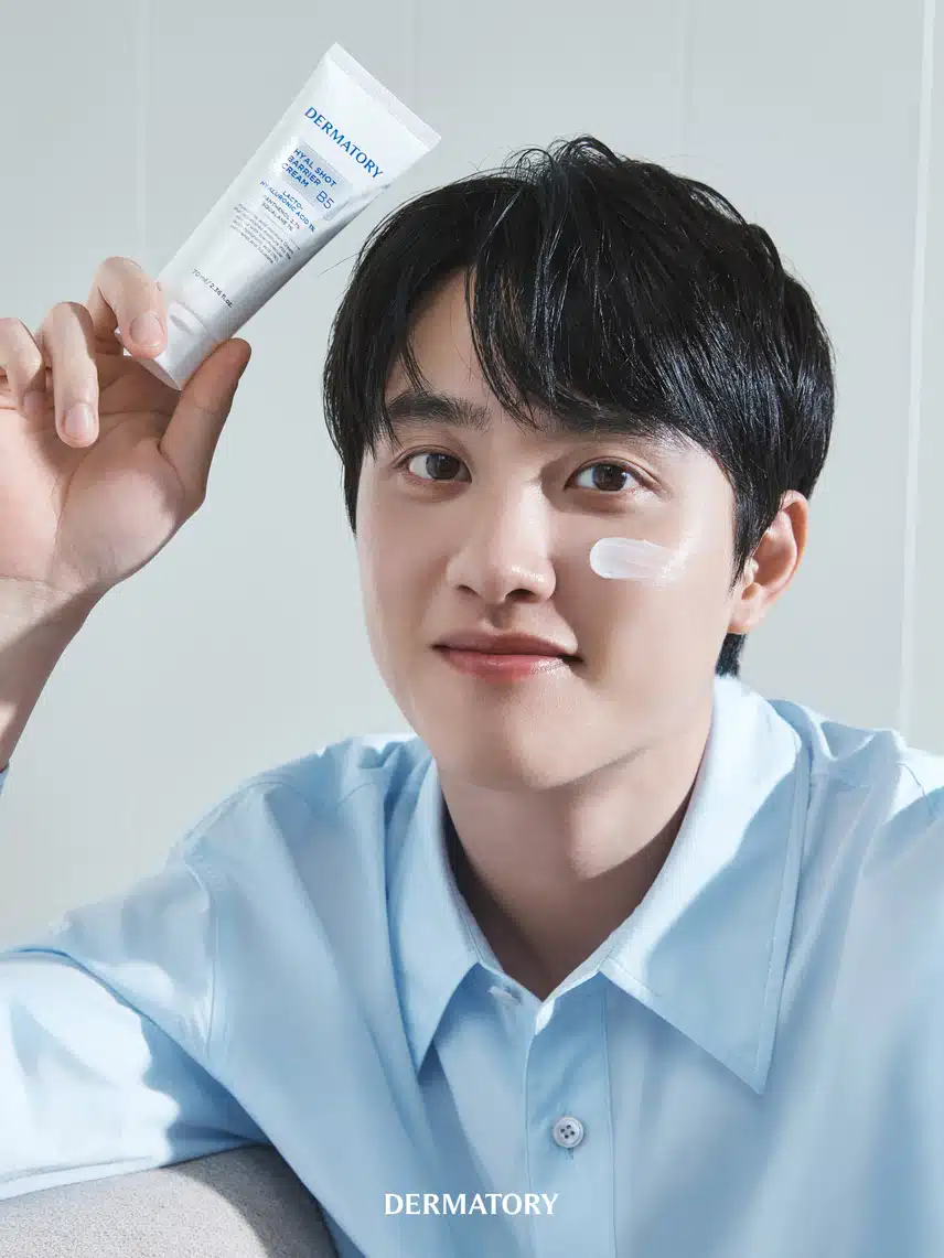 도경수 X 더마토리 히알샷 베리어 크림 B5 💦