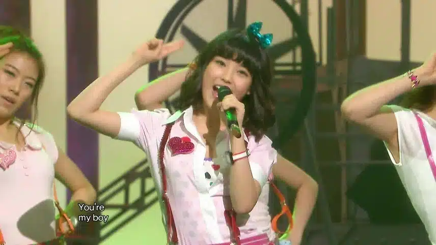 2009년 아이유 <Boo> 활동 당시ㅋㅋ