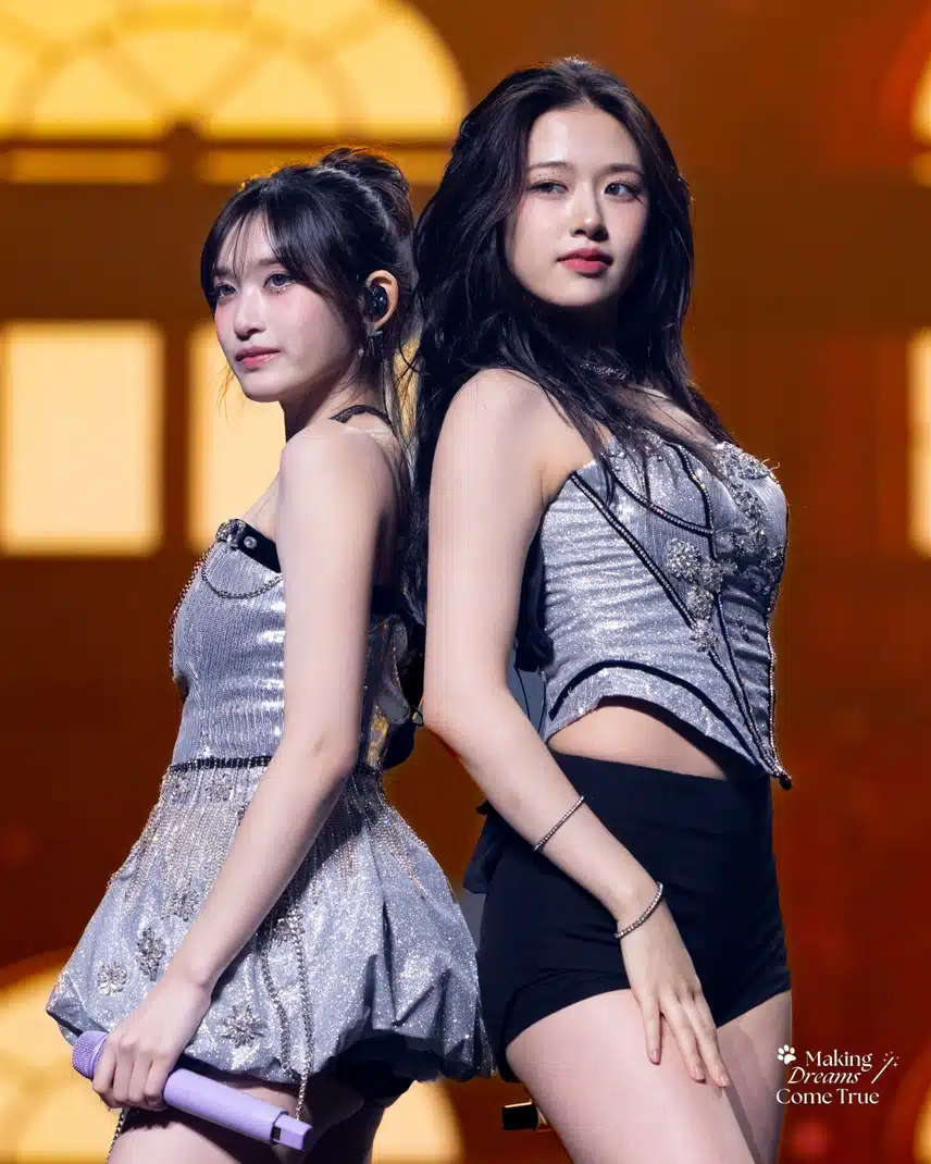 유진이랑 이서 해해즈 어제투샷📸
