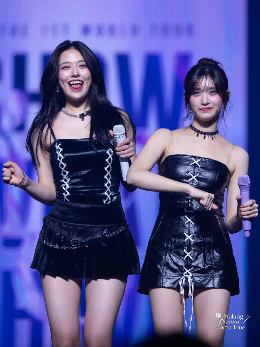 유진이랑 이서 해해즈 어제투샷📸