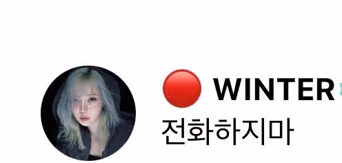 마음아픈 윈터의멘트😿