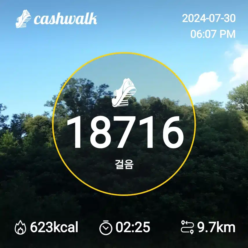 걷기완료