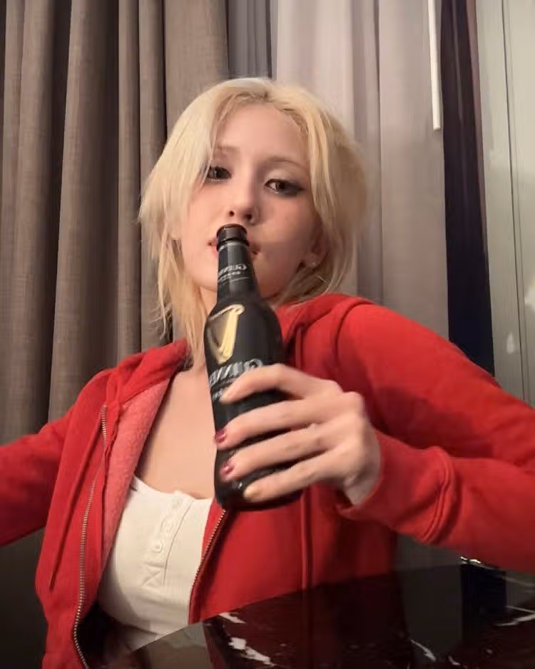 맥주 먹방하는 전소미🍺