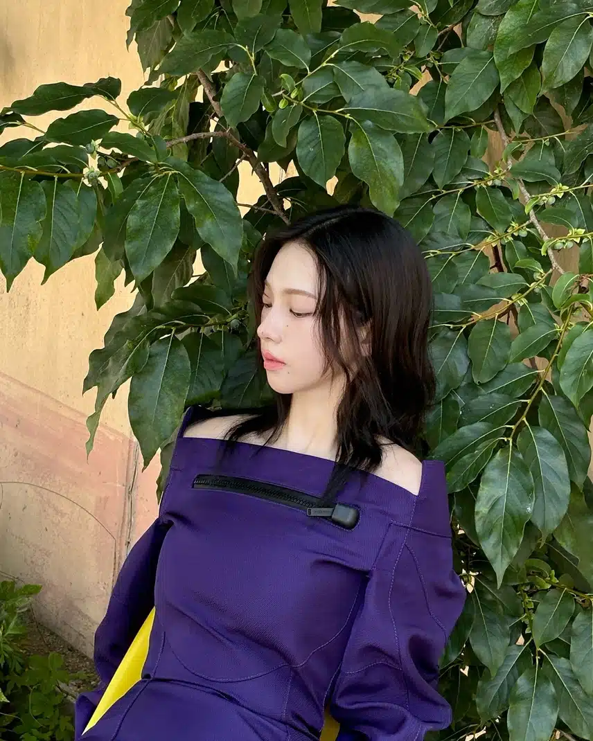 카리나, 보라색 롱드레스 소화력