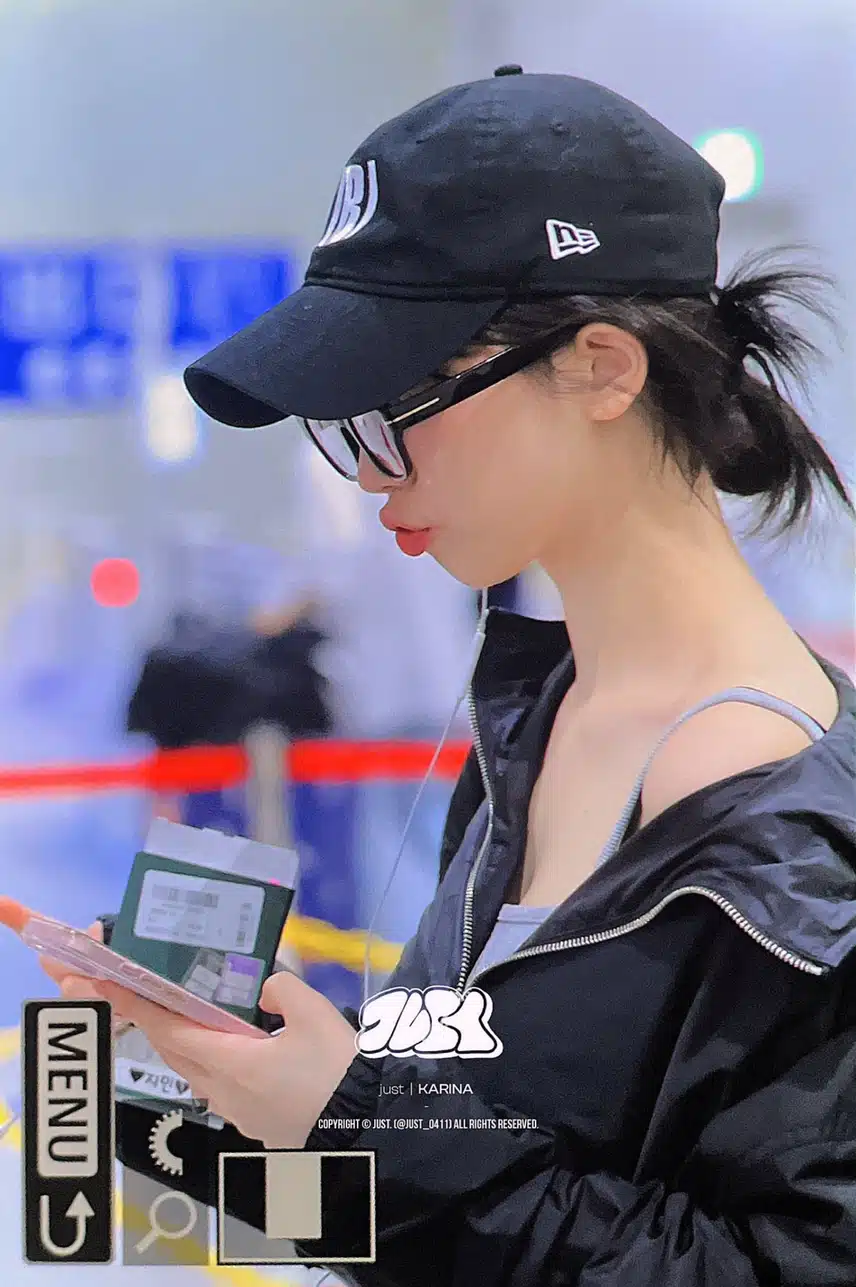 졸려보이는 카리나ㅠ