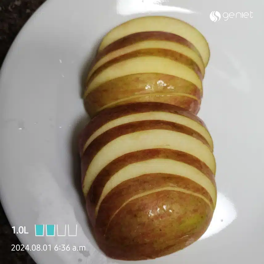 오늘은 사과4/1쪽이네요