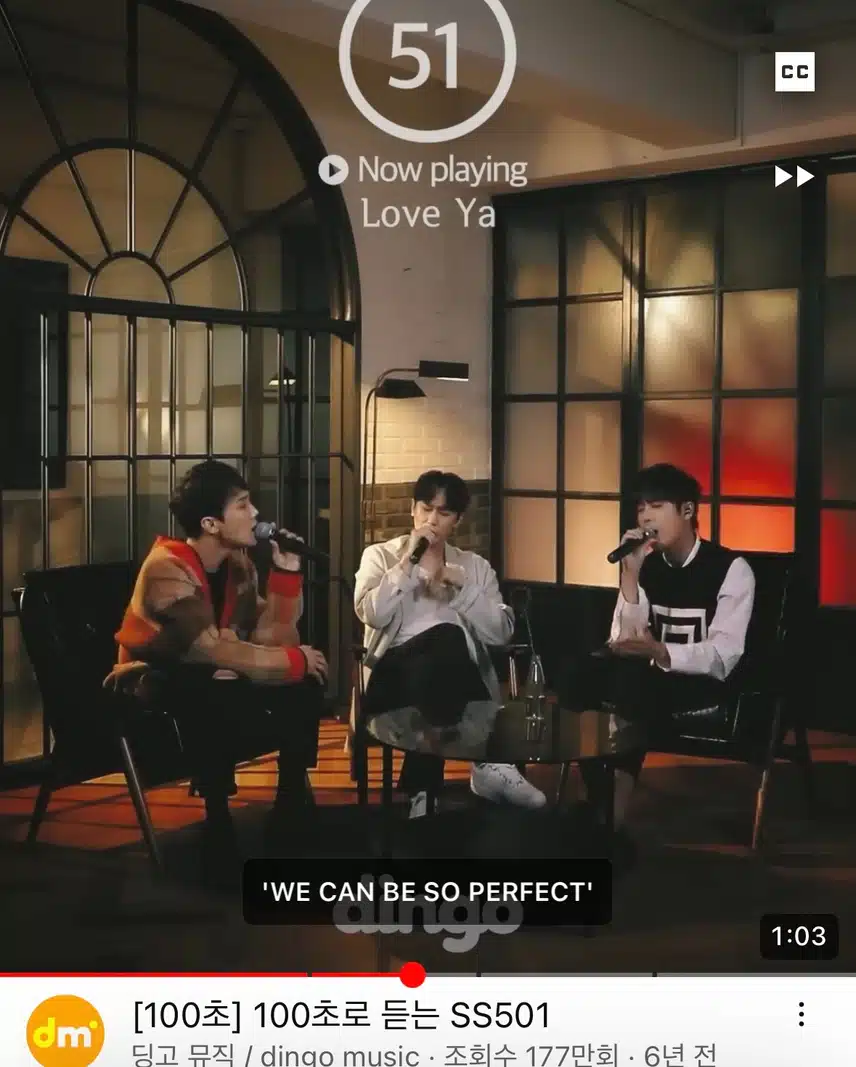 100초로 듣는 ss501