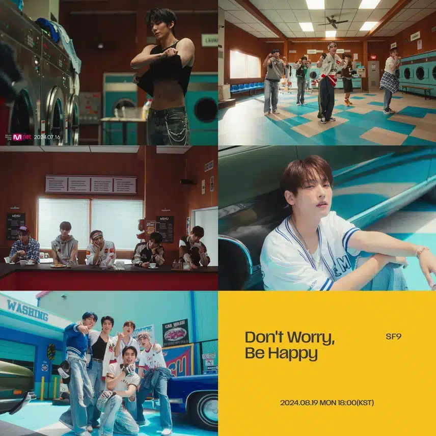 SF9 컴백! 신곡 ‘Don’t Worry, Be Happy’