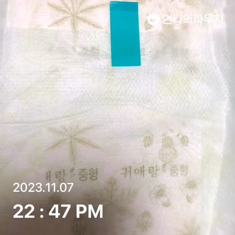 [생리대]강화쑥으로 순면느낌 “귀애랑”