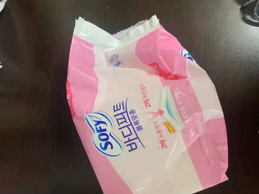 내돈내산 생리대