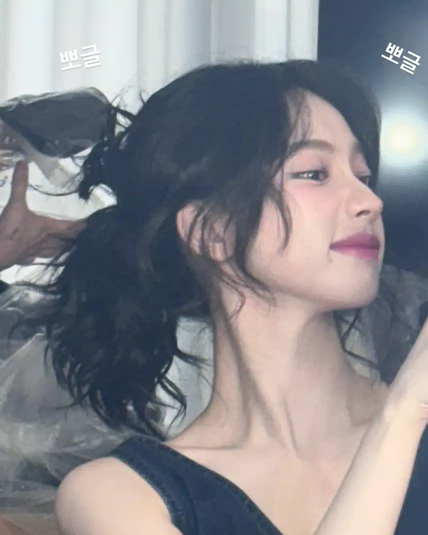 머리 많이 자란 카리나