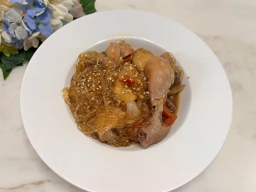 저녁 옷벗은 🐓안동찜닭과 천사채면