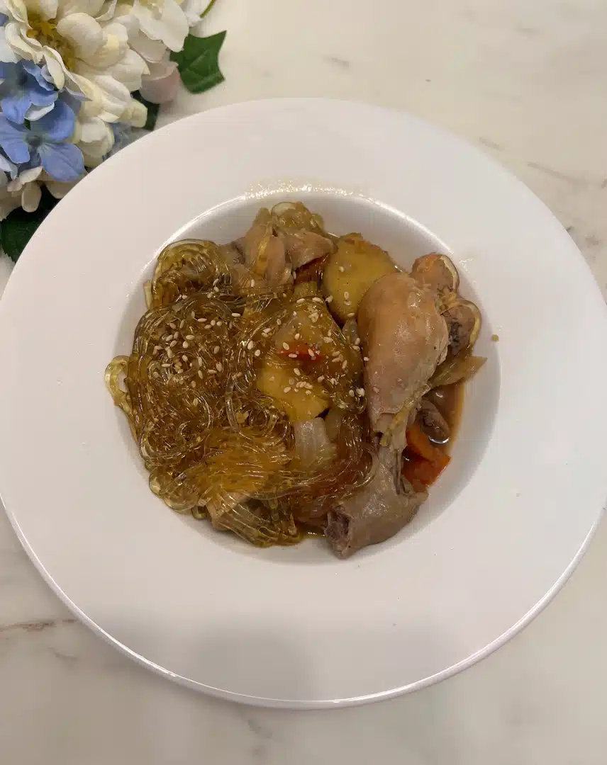저녁 옷벗은 🐓안동찜닭과 천사채면