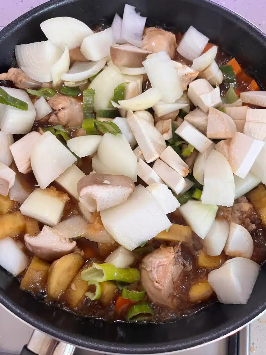 저녁 옷벗은 🐓안동찜닭과 천사채면