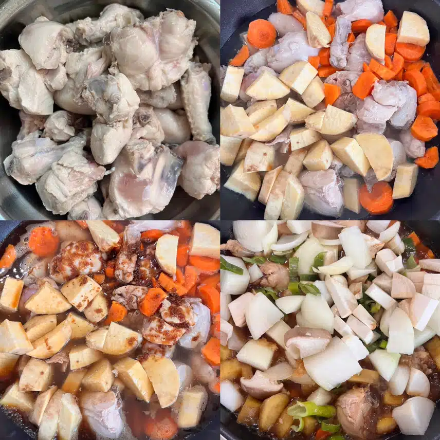 저녁 옷벗은 🐓안동찜닭과 천사채면