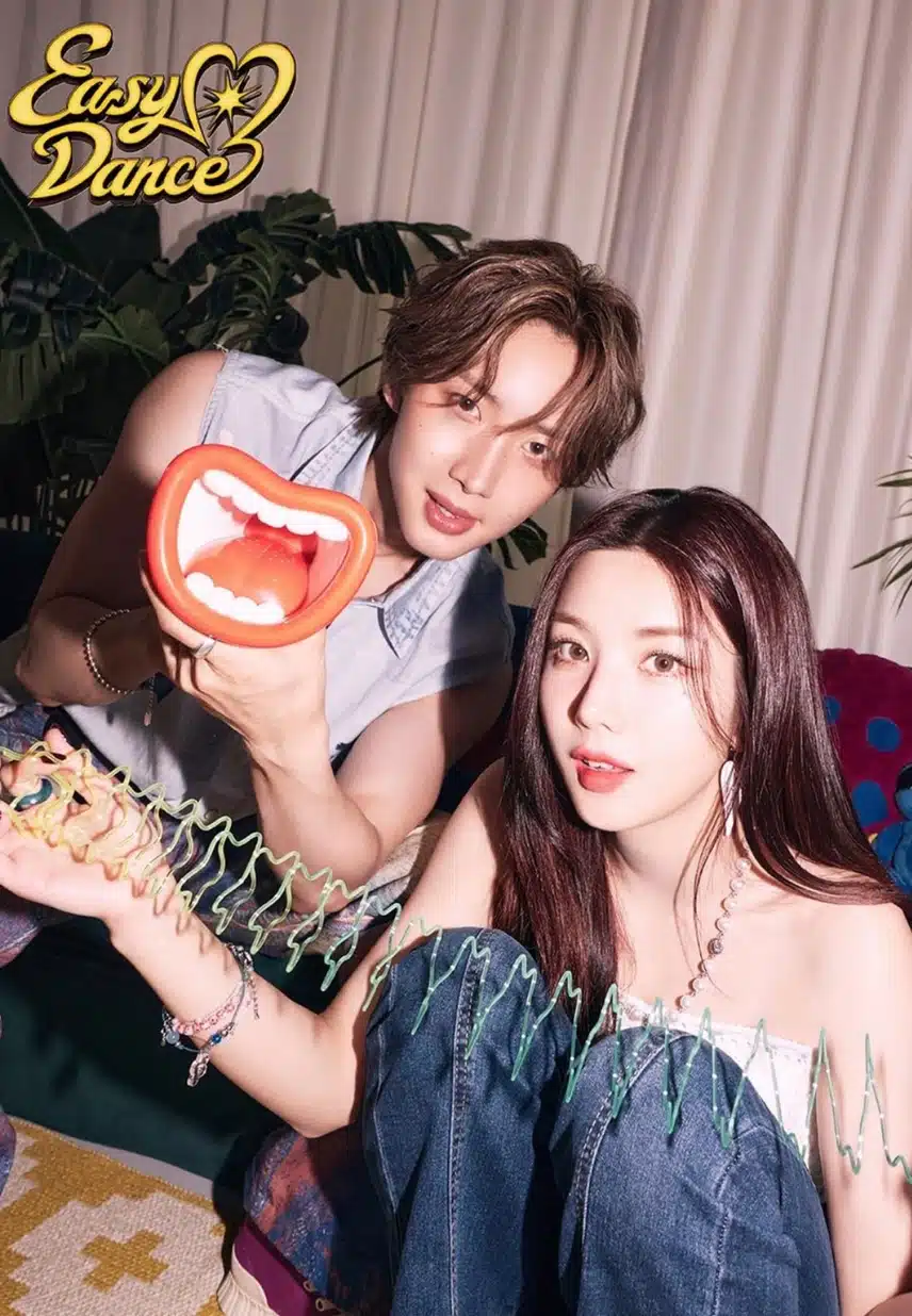 Foto concettuale di danza facile di Hui x Kwon Eunbi