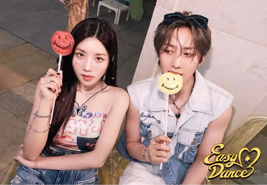 Foto concettuale di danza facile di Hui x Kwon Eunbi