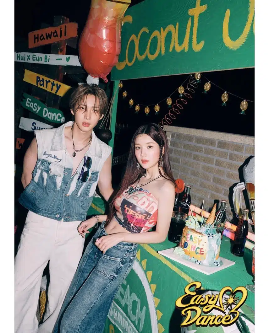 Foto concettuale di danza facile di Hui x Kwon Eunbi