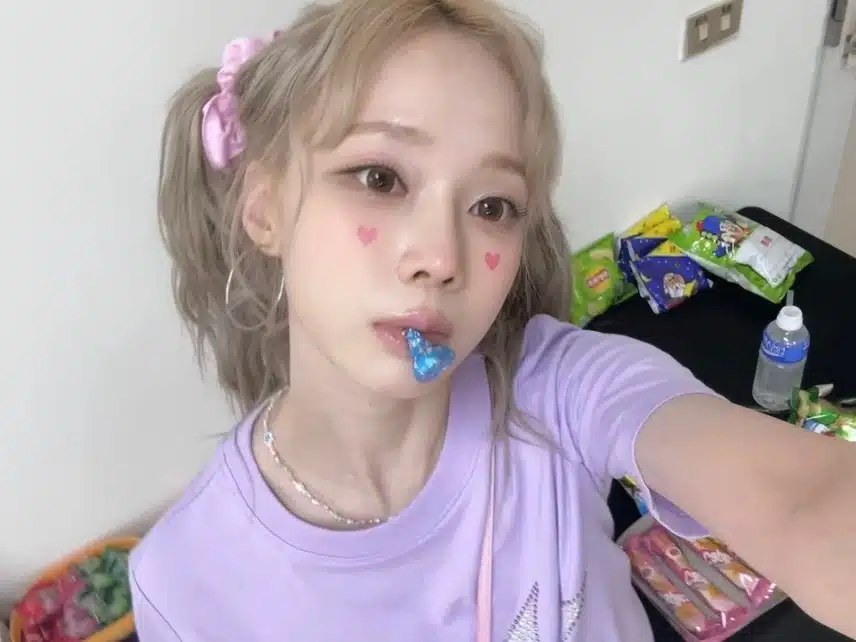 뽀삐 윈터 오늘자 귀여운 모습