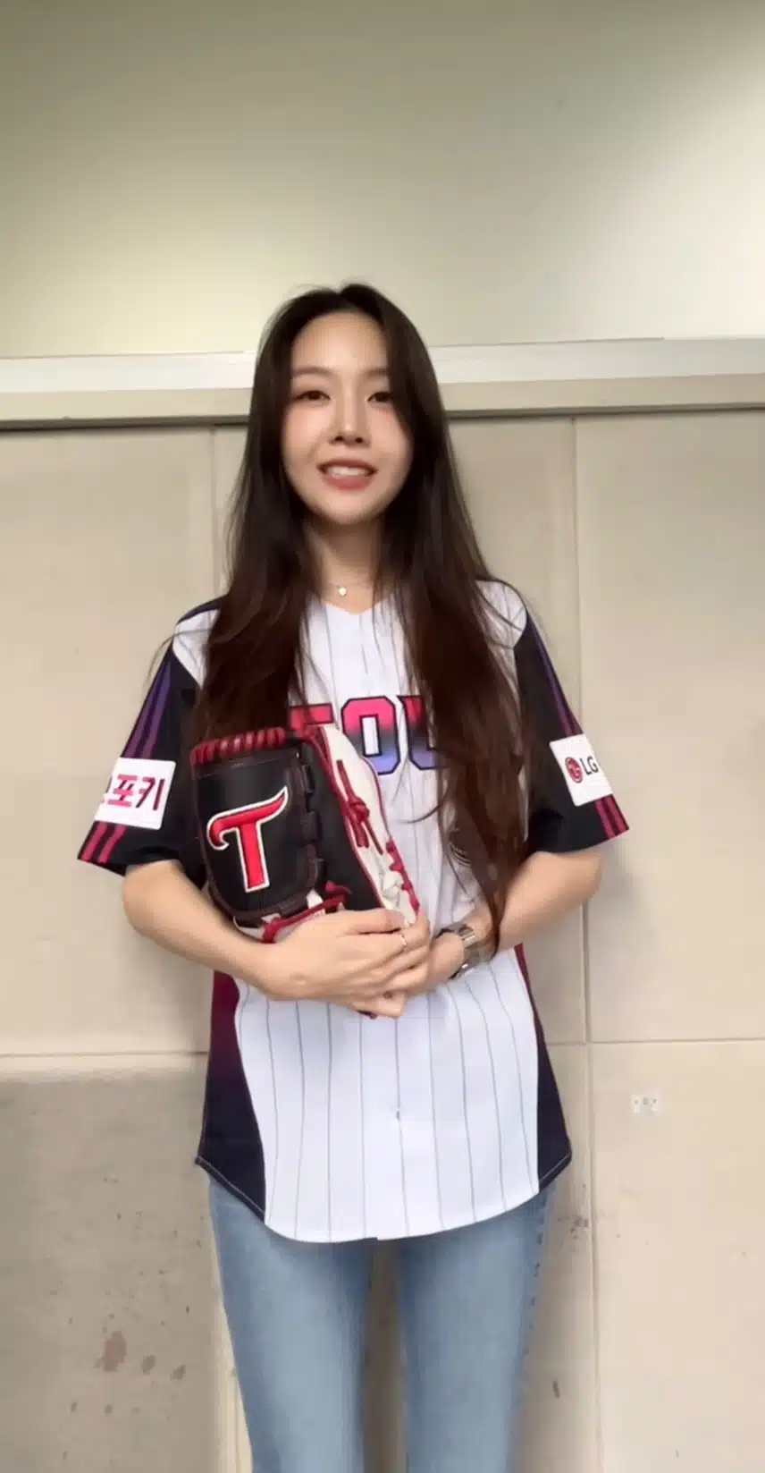 8/9 LG트윈스시구한 민아