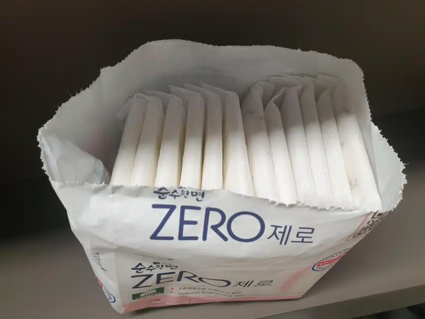 순수한면 제로 생리대