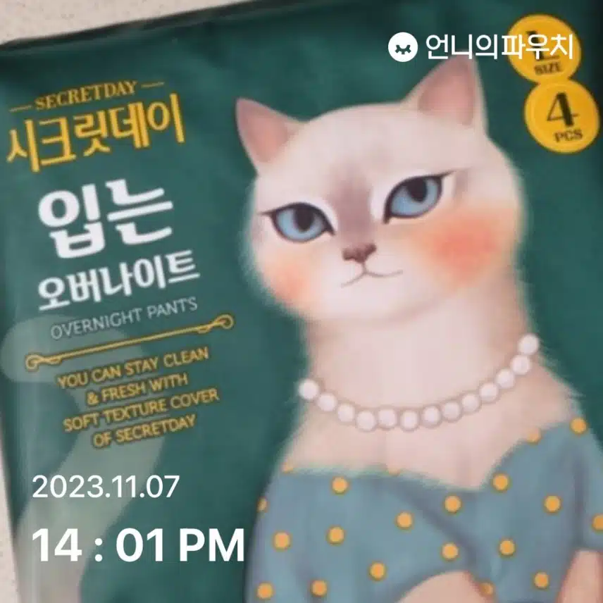 시크릿데이 입는 오버나이트