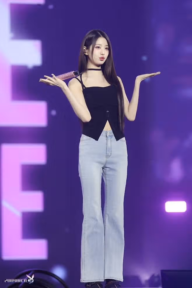 아이브 앙콘 2일차 리허설하는 원영이